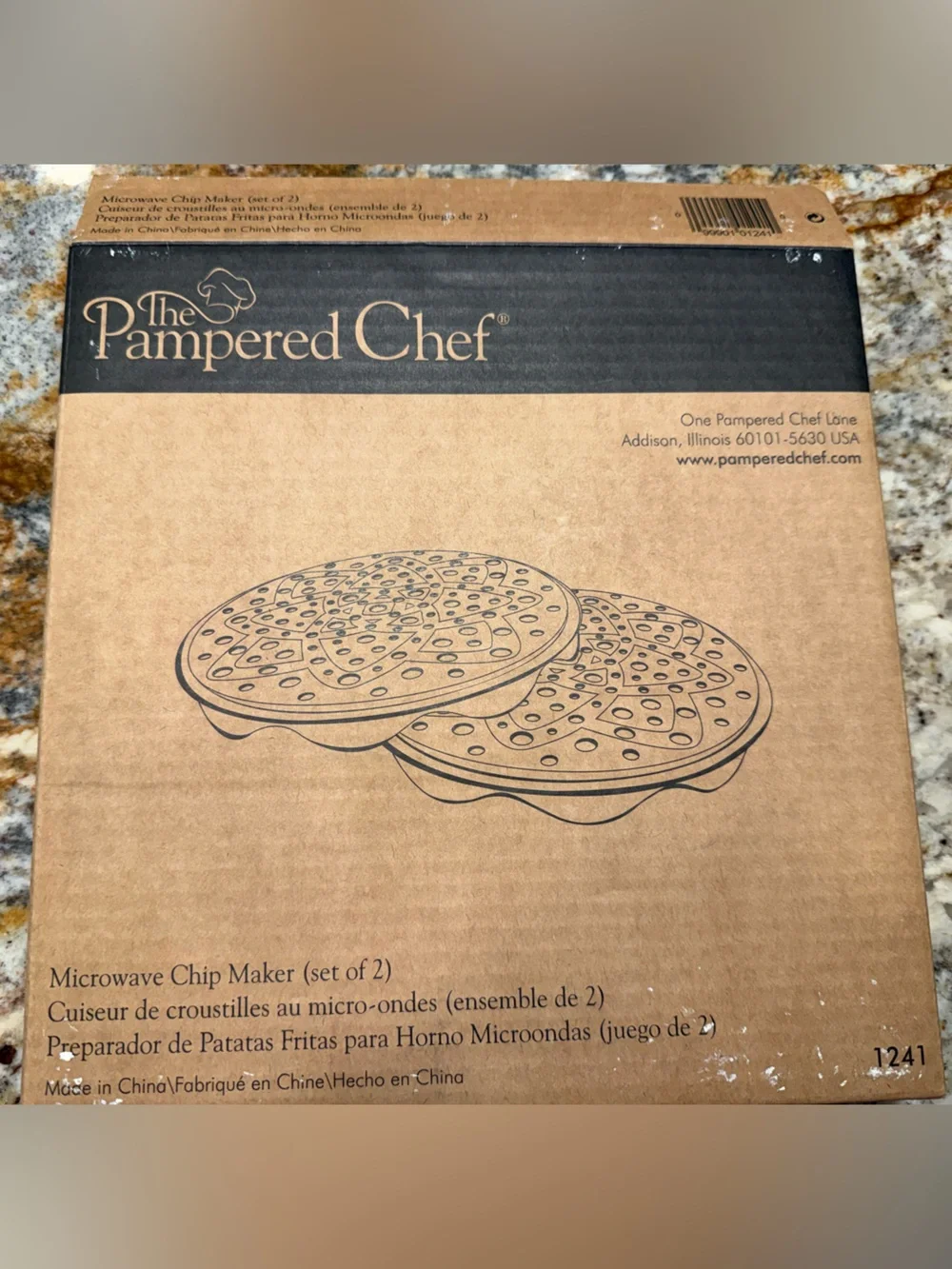New Pampered Chef chip maker set - gift, chef.